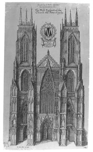 The West Prospect of the Church of St. Peter of York